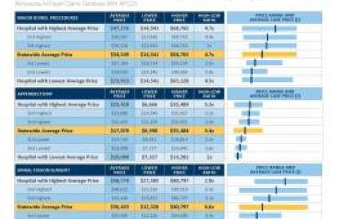 MN-APCD Commercial Case Price Variation report cover